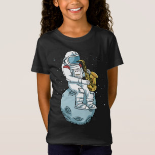 Saxophone saaxophonist presenterar Jazz Music Saxo T Shirt