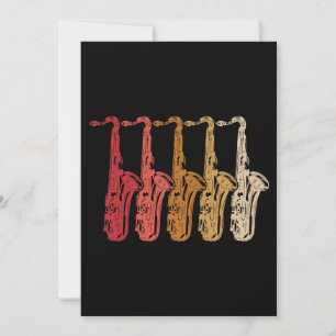 Saxophone Saxaphone Player Music Jazz Tenor Inbjudningar