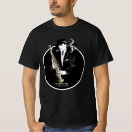 Saxophone Sjunga Secret Swing T Shirt