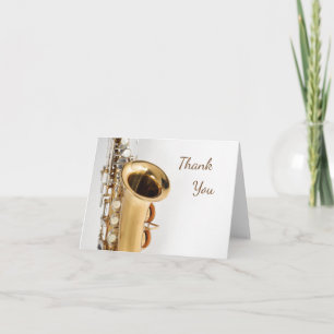 Saxophone tack du kort
