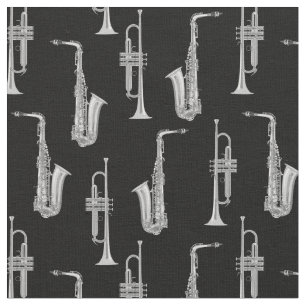 Saxophone Trumpet Musician Jazz Music Tyg
