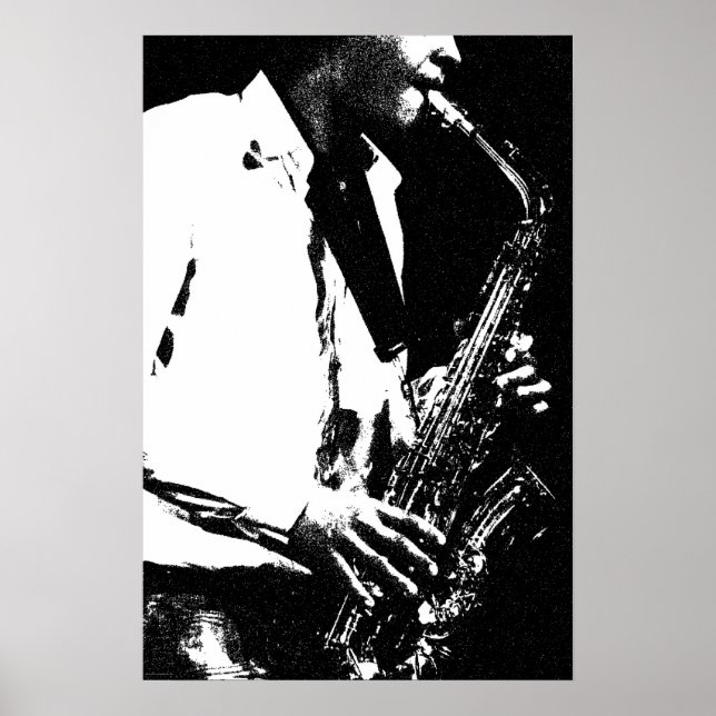 Saxophone wapcn poster (Framsidan)
