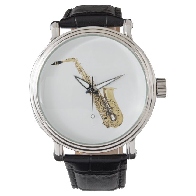 Saxophone Watch Armbandsur (Framsida)
