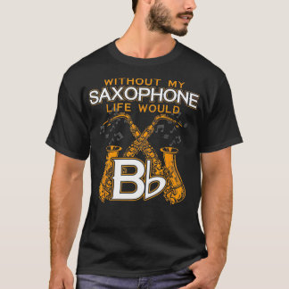 Saxophonist presenterar Jazz Music Musician Saxoph T Shirt