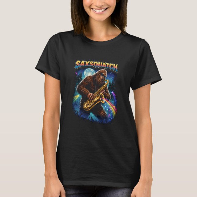Saxsquatch T Shirt (Framsida)
