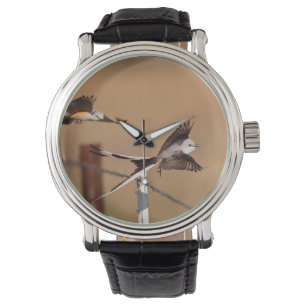 Saxstjärtad tyrann (Tyrannus Forficatus) Armbandsur