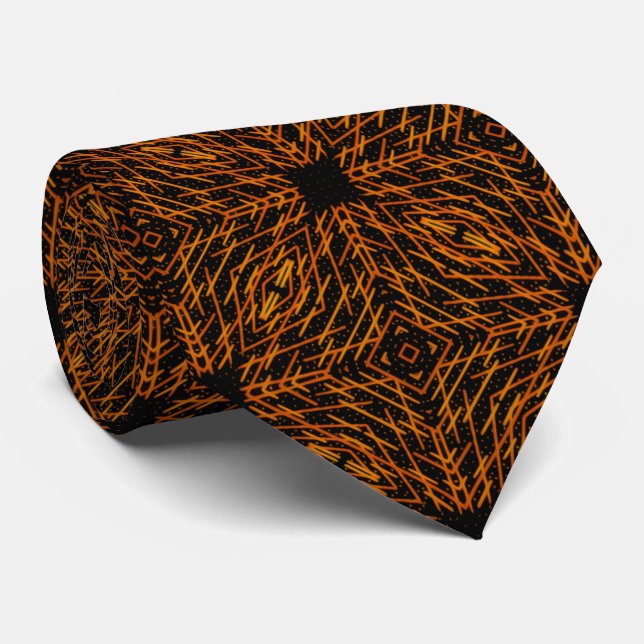 Say Cheese And Macaroni Orange On Black Pattern    Slips (Rullad)