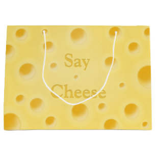 "say Cheese" Cute Cutomizable Holey Gult Cheese
