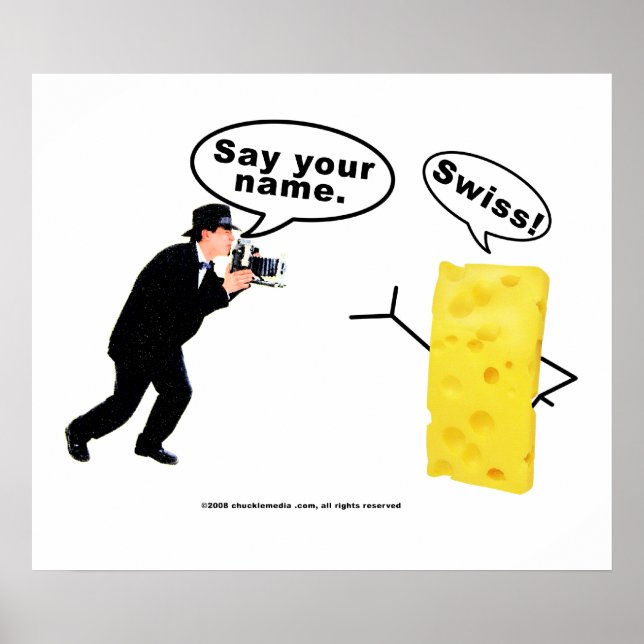 SAY CHEESE POSTER (Framsidan)