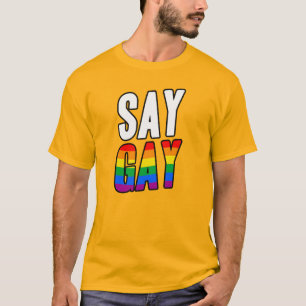 SAY GAY T SHIRT