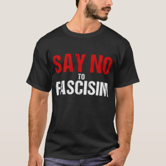 Say Noo Fascism boy T Shirt