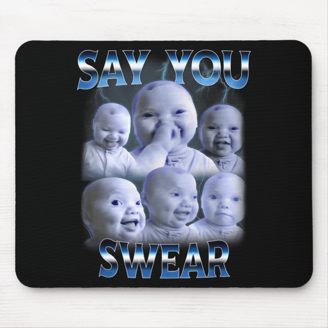 Say You Swear Ai Niche Baby Holding Back Laugh Gen Musmatta (Framsidan)