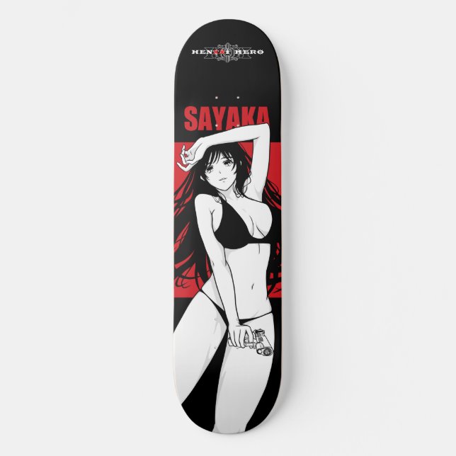 Sayaka Mini Skateboard Bräda 18,5 Cm (Framsida)