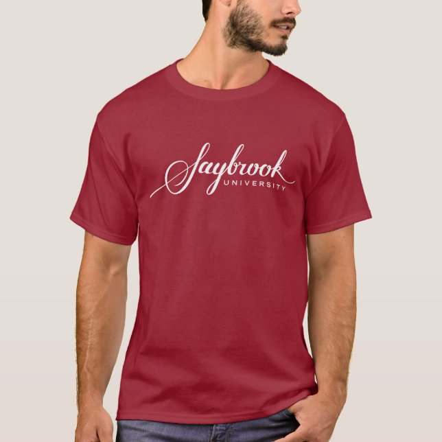 Saybrook manar grundläggande mörka T-tröja T Shirt (Framsida)