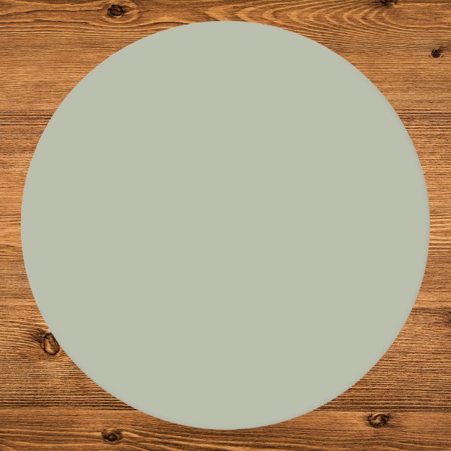 Saybrook Sage Solid Färg Underlägg Papper Rund (Skapare uppladdad)