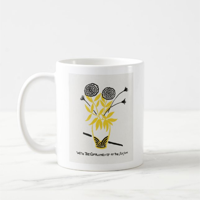 Saÿens 'Med säsongens komplimanger' Kaffemugg (Vänster)