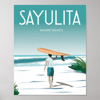 Saylutina mexico surfa poster
