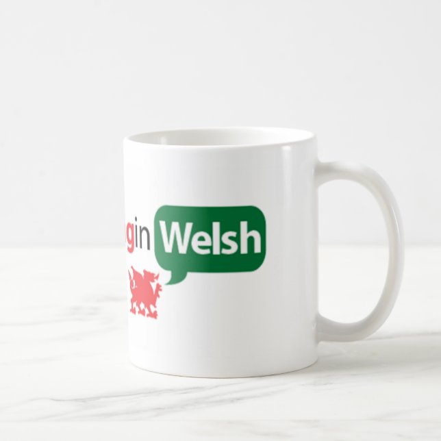SaySomethinginWelsh Kaffemugg (Höger)