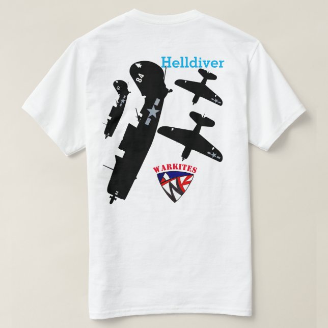 SB2C Helldiver - Shirt T (Design baksida)