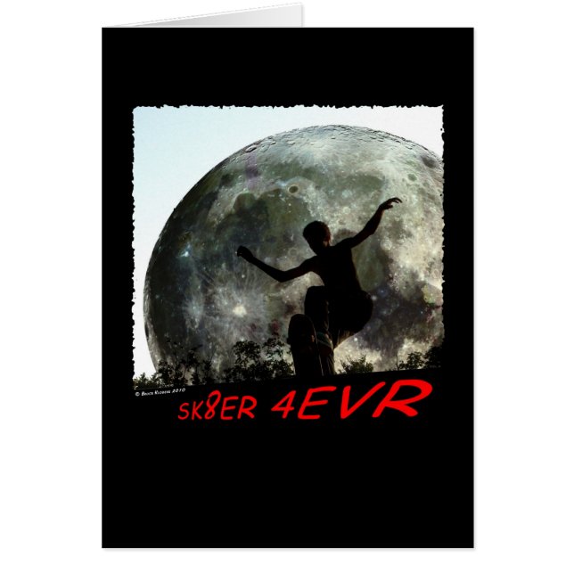 SBA102.SK8ER 4EVR. HÄLSNINGSKORT (Framsidan)