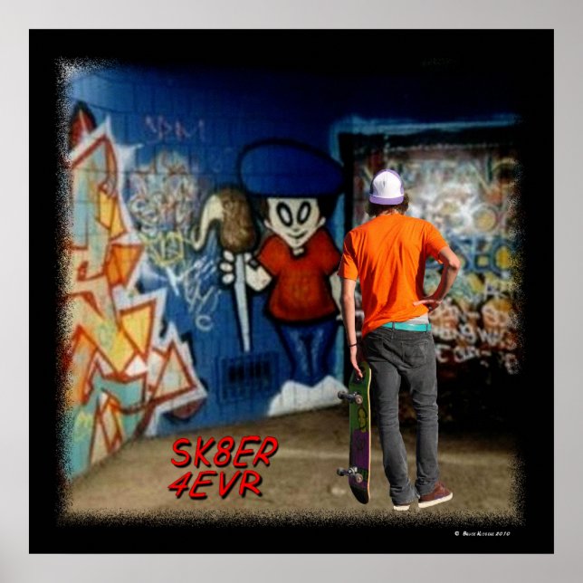 SBA105P.SK8ER 4EVR. POSTER (Framsidan)