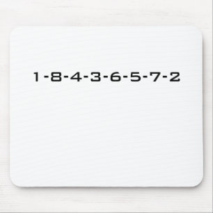 Sbc-skottlossning beställer musmatta