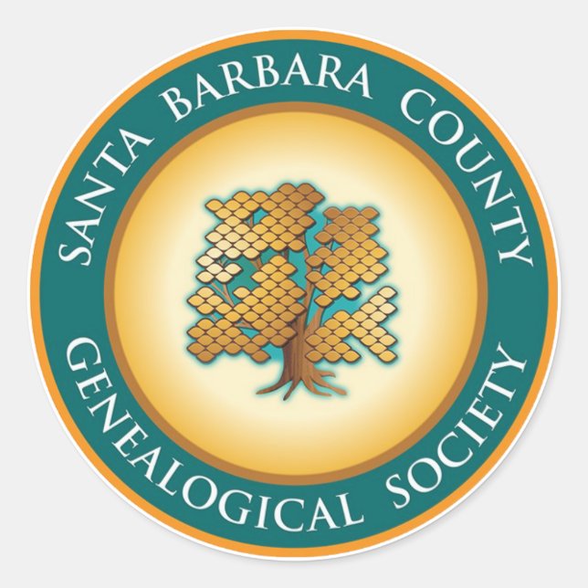 SBCGS-etikett Runt Klistermärke (Framsida)