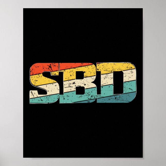 Sbd Squat Bench Deadlift Powerlift Poster (Framsidan)