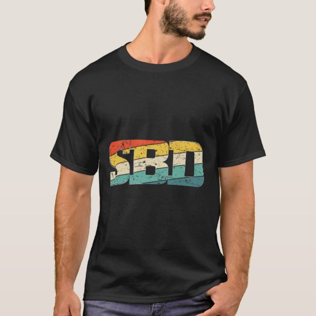 Sbd Squat Bench Deadlift Powerlift T Shirt (Framsida)