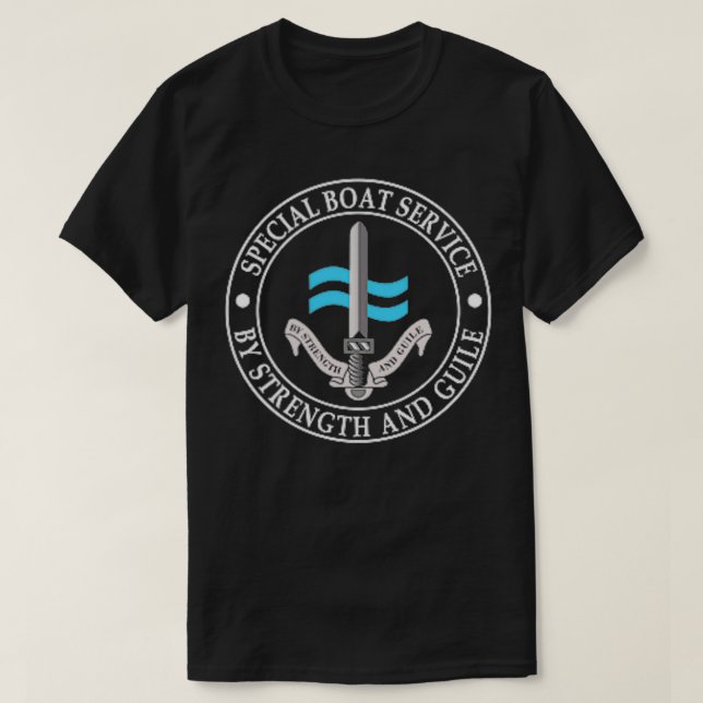 SBS-tröja för Speciell Boat Service T Shirt (Design framsida)