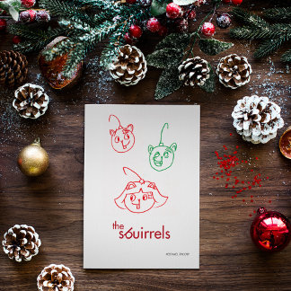Sbuirrels #10: "A Sbuirrels jul" (2021) Tack Kort
