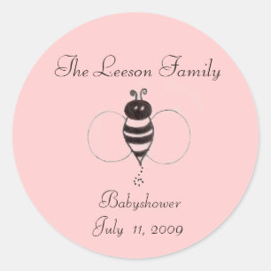 sc00078761 den Leeson familjen, BabyshowerJuly… Runt Klistermärke