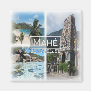 SC0030 Afrika, Seychellerna, Mahe, kylskåp Magnet