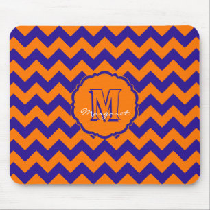 SC Chevron Mouse Pad-Orange och Blue Musmatta