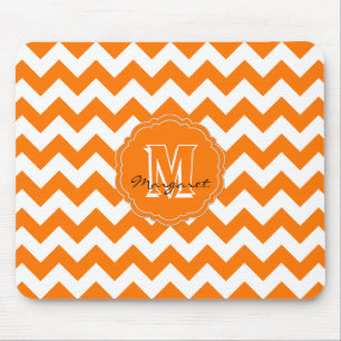 SC Chevron Mouse Pad-Orange och White Musmatta