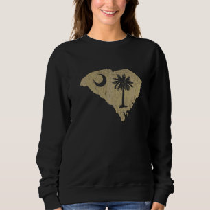 Sc Flagga och Måne Symbols South Carolina T Shirt