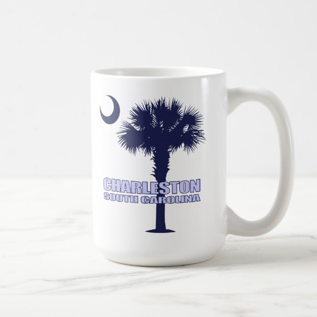SC Palmetto & Crescent (Charleston) Kaffemugg (Höger)