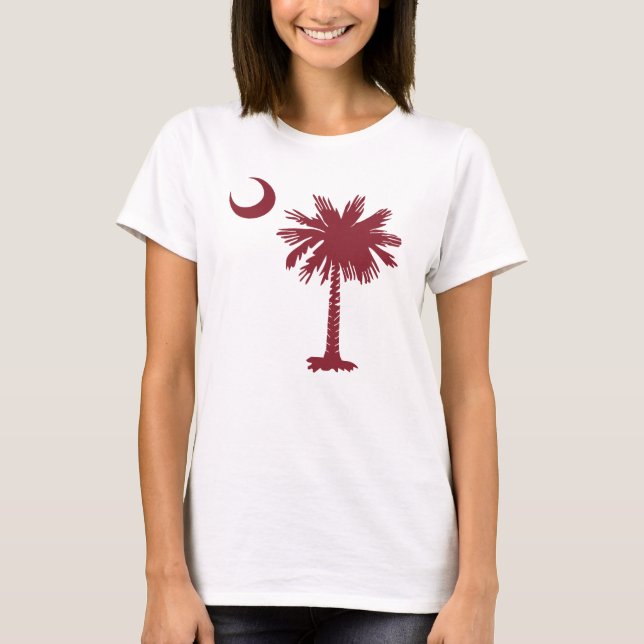 SC Palmetto och Crescent T Shirt (Framsida)