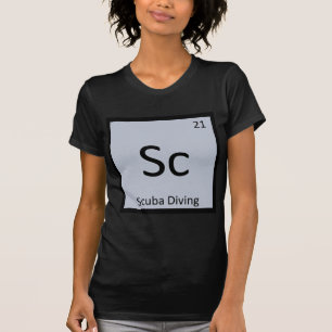 Sc - Periodiskt bord för dykasportkemi T-shirt