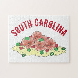 SC South Carolina Low Land Shrimp and Grits Pussel
