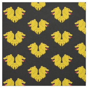 SCA Adiantum Populace Badge Fabric Tyg