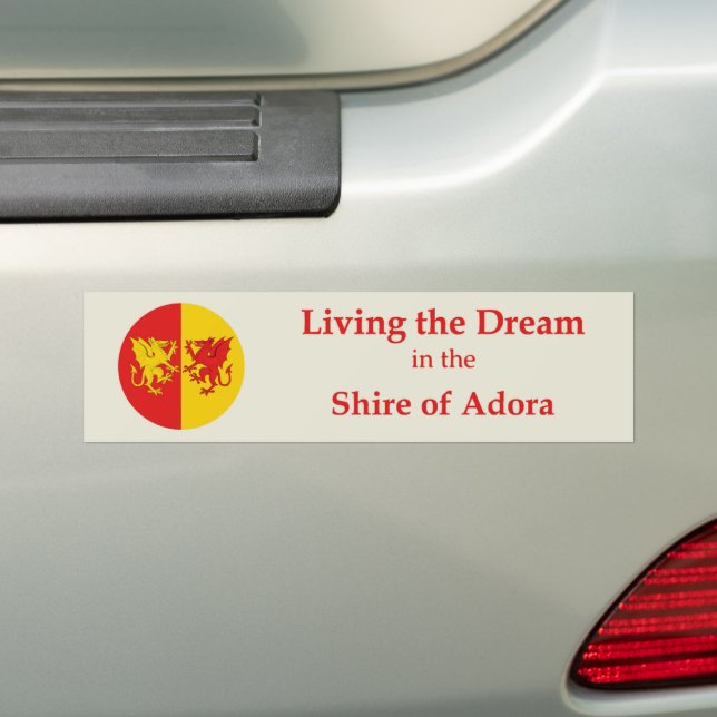 SCA Adora Bumper Sticker Bildekal (På Bil)