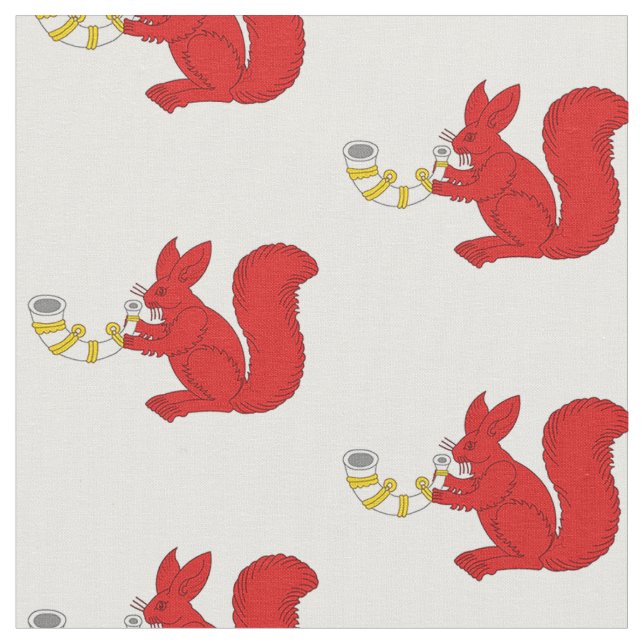 SCA Akornebir Populace Badge Fabric Tyg (Närbild)