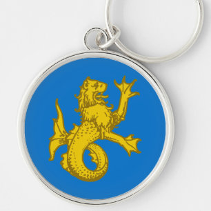 SCA Allyshia Keychain Rund Silverfärgad Nyckelring