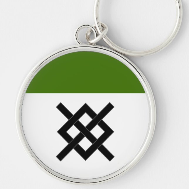 SCA Altavia-nyckelkedja Rund Silverfärgad Nyckelring (Framsidan)