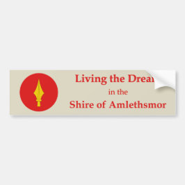 SCA Amlethsmor Bumper Sticker Bildekal