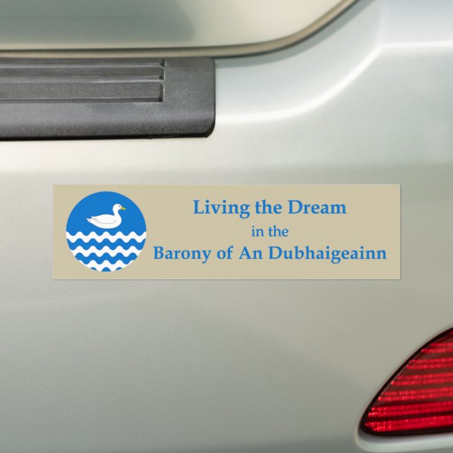 SCA An Dubhaigeainn Bumper Sticker Bildekal (På Bil)