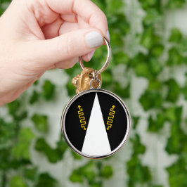 SCA Andelcrag-nyckelkedja Rund Silverfärgad Nyckelring