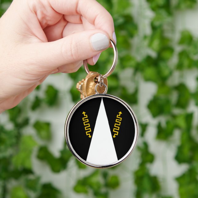 SCA Andelcrag-nyckelkedja Rund Silverfärgad Nyckelring (Hand)