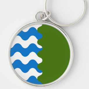 SCA Aquaterra Keychain Rund Silverfärgad Nyckelring